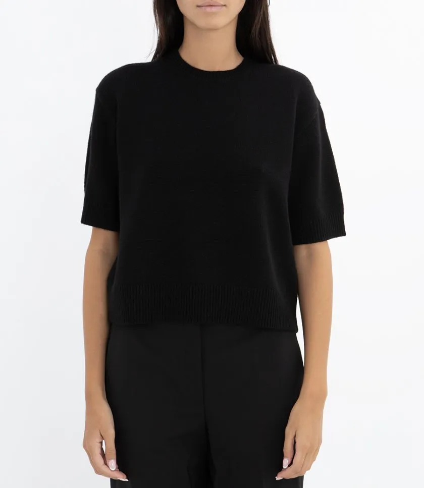 THEORYCROP TEE CASHMERE