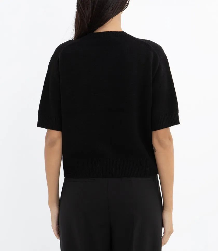 THEORYCROP TEE CASHMERE