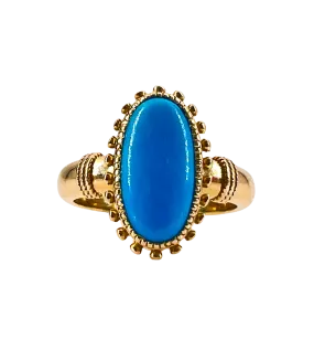 Turquoise Solitaire Cocktail Ring