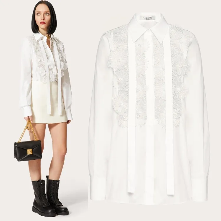 VALENTINO  |Plain Shirts & Blouses