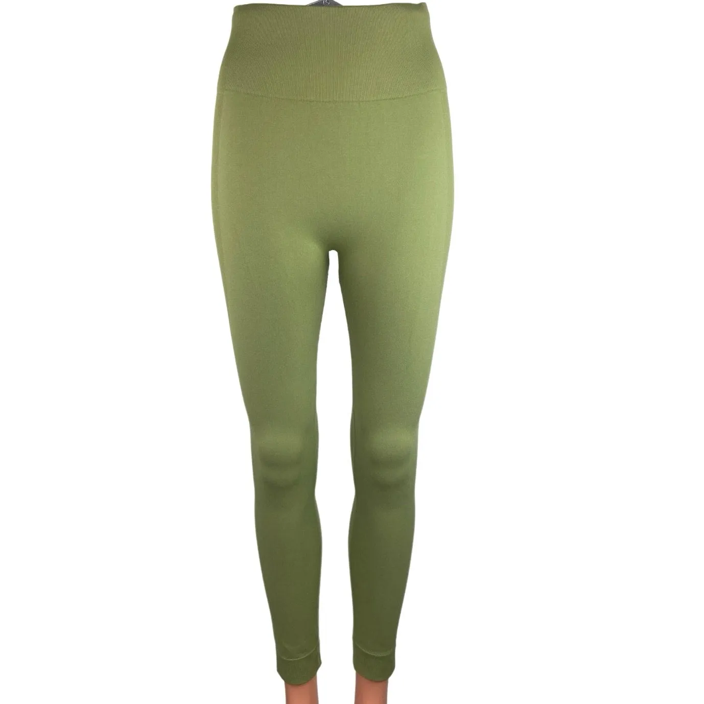 WeWoreWhat Green High Rise Wide Waistband Pull On Athletic Leggings Size S