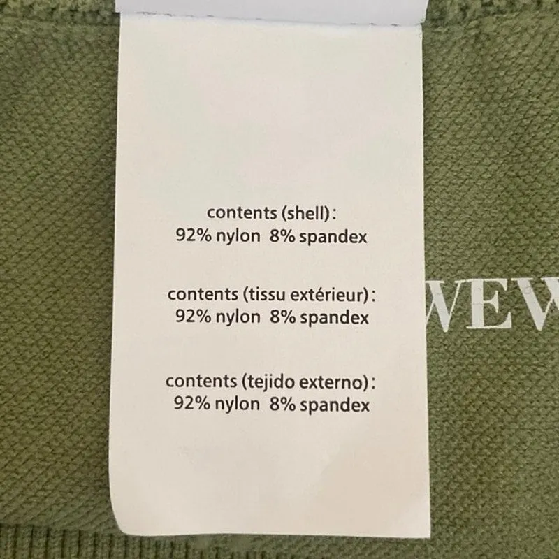 WeWoreWhat Green High Rise Wide Waistband Pull On Athletic Leggings Size S